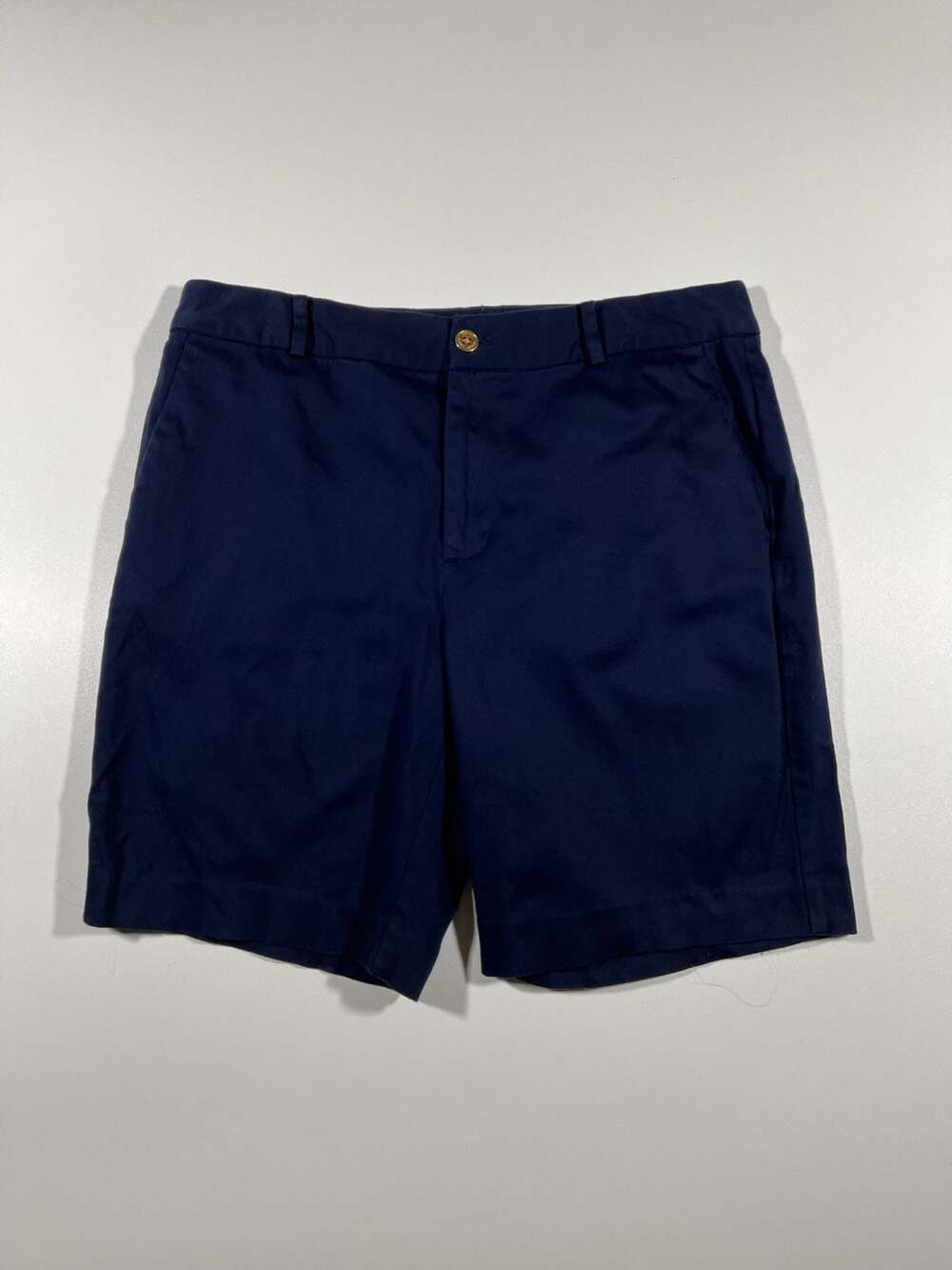 Lauren Ralph Lauren Womens Navy Blue Stretch Chino Shorts Size 12